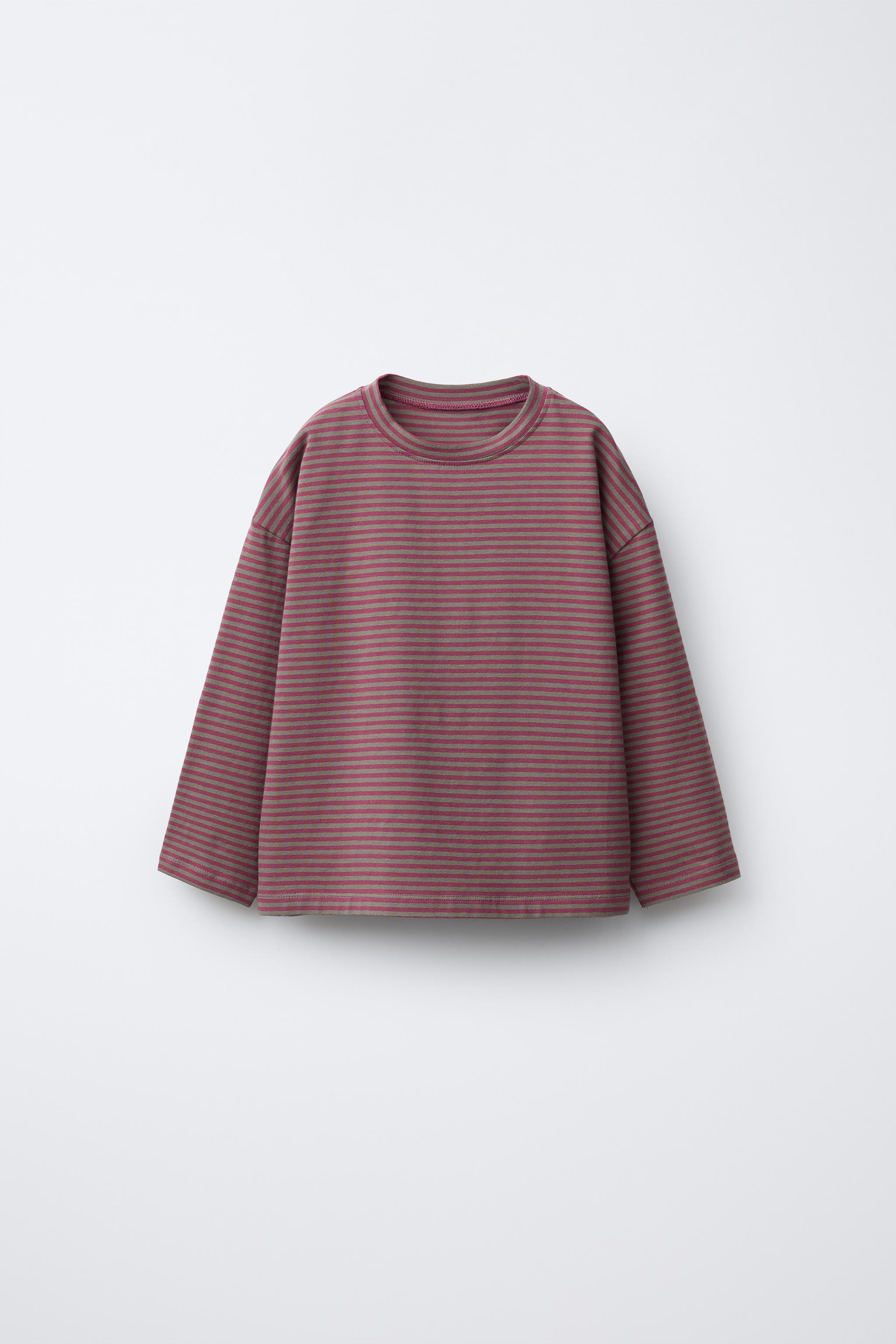 T-SHIRT IMPRIMÉ À RAYURES